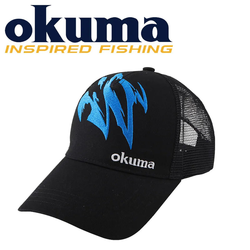 Original Okuma Fishing Hat Fishing Scarf Cap Outdoor Hat 100% Cotton Sunhat Breathable Soft  Adjustable Size