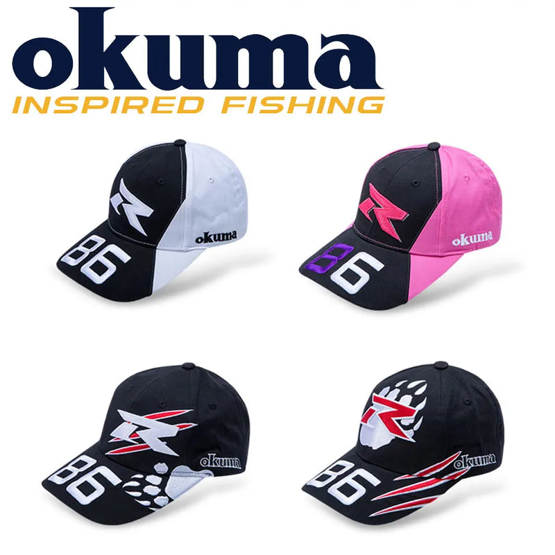 Original Okuma Fishing Hat Fishing Scarf Cap Outdoor Hat 100% Cotton Sunhat Breathable Soft  Adjustable Size