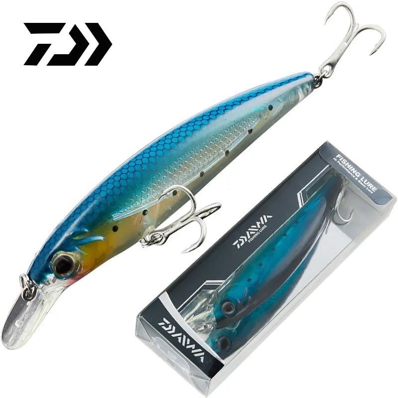 DAIWA Top Fishing Lures Tungsten Ball System Minnow Crank Wobbler Fishing Tackle Hooks Hard Bait Fishing Accessory 11CM 13G