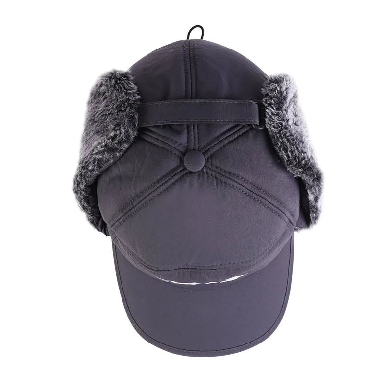 DAIWA Winter Thermal Hats Men Women Fishing Hat Fashion Ear Protection Windproof Ski Cap Face Mask Warm Velvet Thick Couple Hat