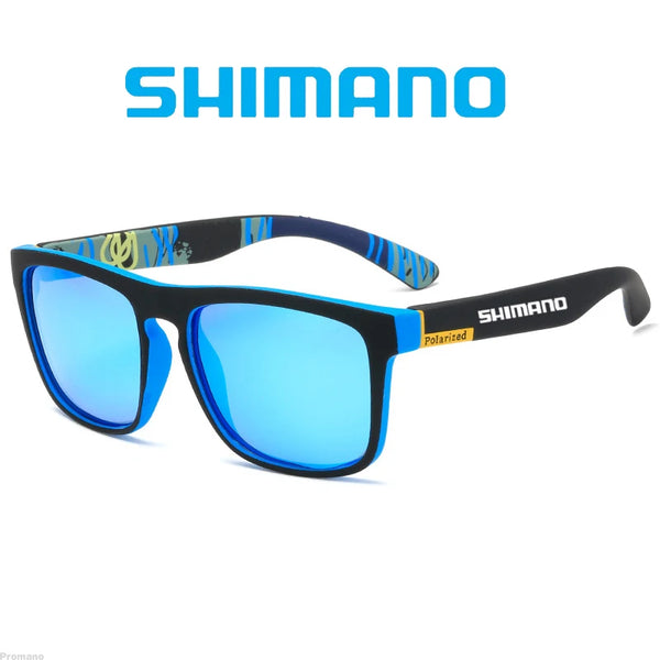 Shimano Polarized Sunglasses Men's Driving Camping Hiking Fishing Classic Sun Glasses Outdoor Sports UV400 Cycling Eyewear Bike