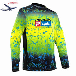 Pelagic Performance Fishing Shirts Men Hoodie Neck Gaiter UPF50+