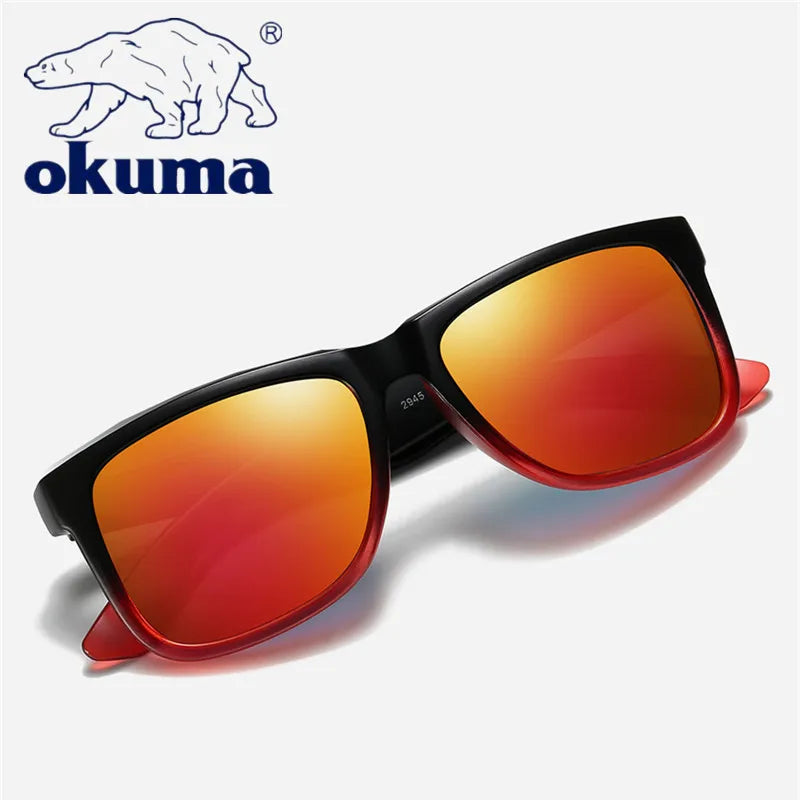 OKUMA  Polarized Sunglasses UV400 Protection for Men and Women Outdoor Hunting Fishing Driving Bicycle Sunglasses Optional Box