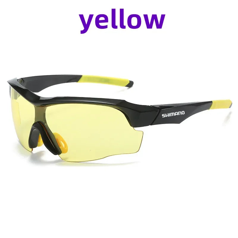 New SHIMANO Sports Sunglasses Outdoor Riding Sunglasses Windproof Glasses