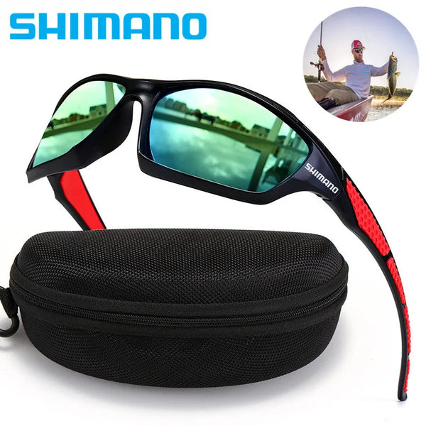 Shimano New Sunglasses Outdoor Cycling Sports Glasses Colorful Reflective Lenses