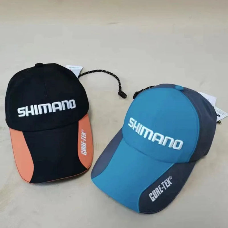 SHIMANO  Outdoors Fishing Hats Summer Autumn Breathable Sun Protection Fishing Caps Waterproof  Hiking Cap+Glasses+gloves