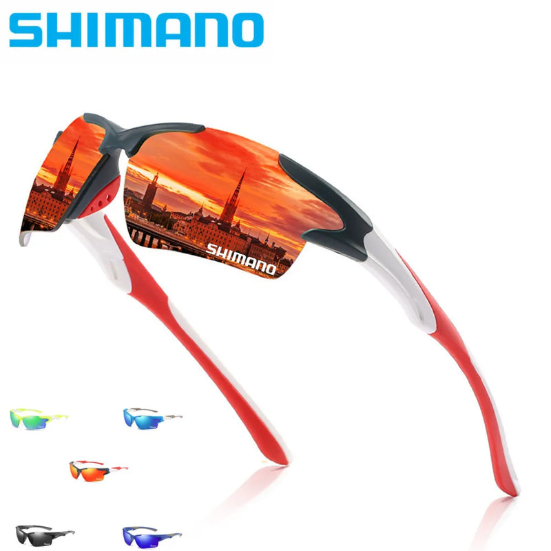 Shimano New Fashion Cool Men's and Women's Polarized Fishing Glasses Driving Bicycle Sports Glasses Sunglasses